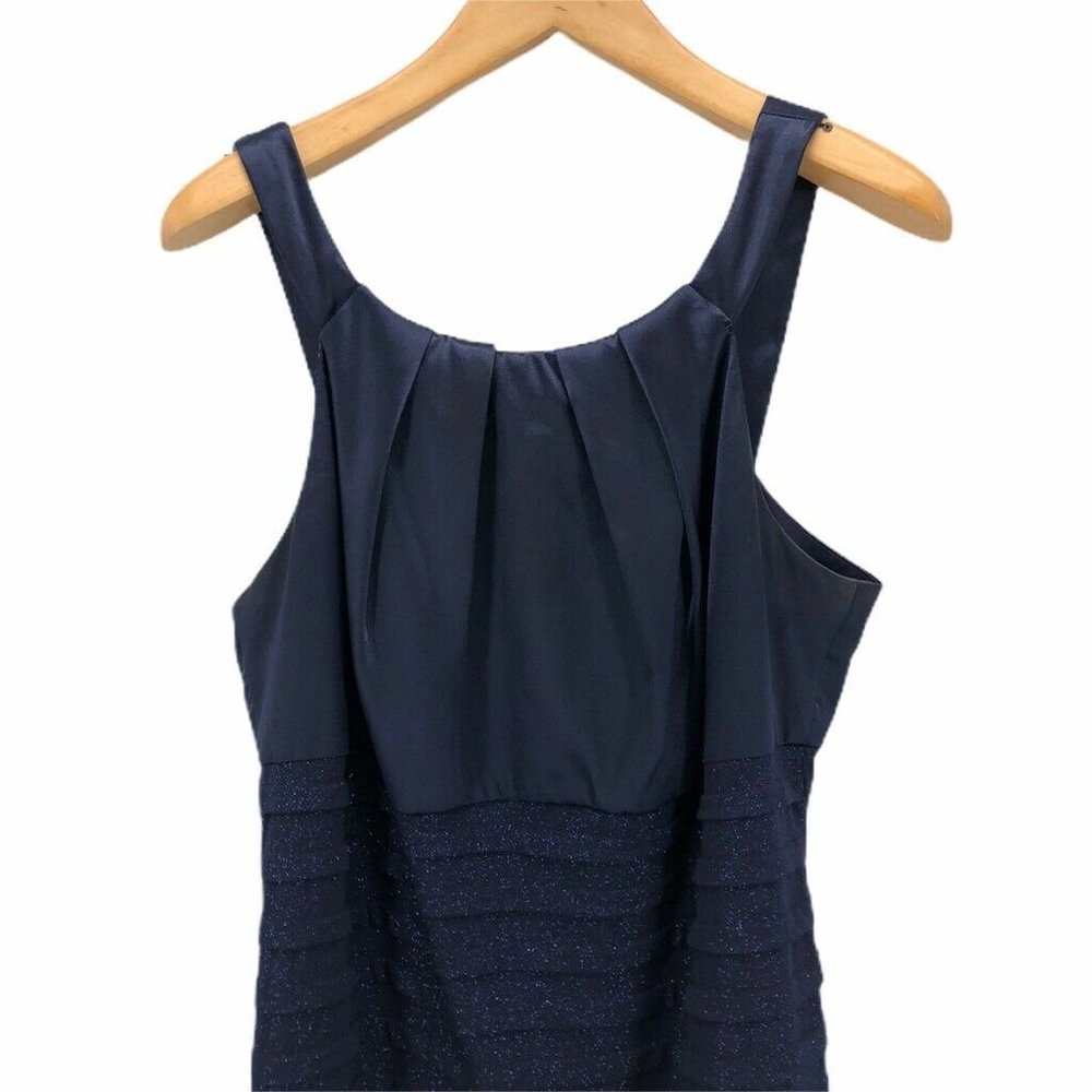 R&M Richards Womens Sheath Dress Blue Sz Plus 16 W - Picture 2 of 8